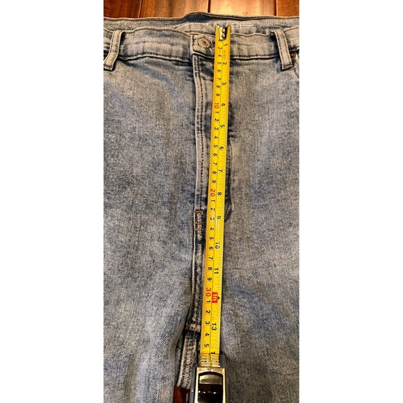 Old Navy Women’s Jeans 18 Acid Wash Extra Highrise Straight Denim Pants Nicky - Picture 8 of 12